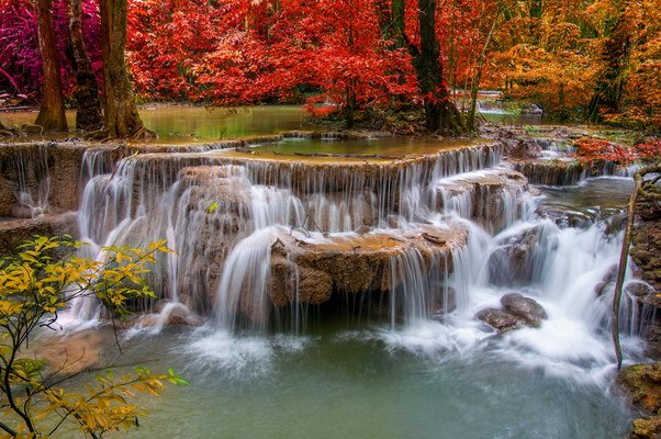 Beautiful Autumn Waterfalls