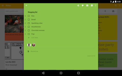 Google Keep - notes and lists