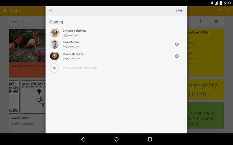 Google Keep - notes and lists