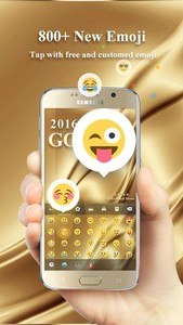 Gold 2016 GO Keyboard Theme