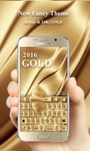 Gold 2016 GO Keyboard Theme