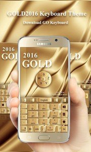 Gold 2016 GO Keyboard Theme