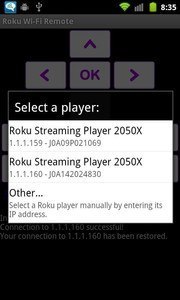 Rfi - remote for Roku players
