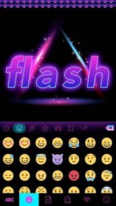 Flash Emoji Kika KeyboardTheme