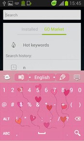 Floating Hearts Keyboard