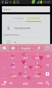 Floating Hearts Keyboard