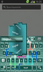 Keyboard for an Android
