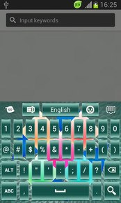 Keyboard for an Android