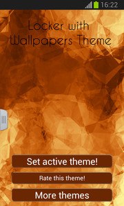Locker with Wallpapers Theme