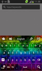 Abstract Colourful Keyboard