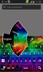 Abstract Colourful Keyboard