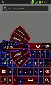 American Keyboard Neon