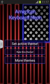 American Keyboard Neon