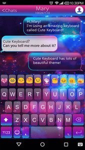 Color Galaxy Emoji Keyboard