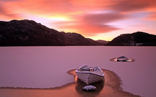 Winter Boat