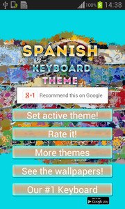 Spanish Keyboard Theme