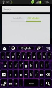 Purple Flames Keyboard