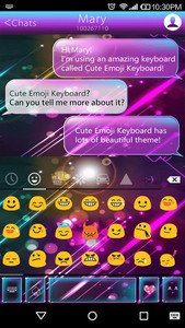Happy Emoji Keyboard Theme