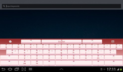Pink Skin for Keyboard