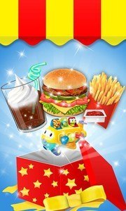 Kids Burger Meal - Fast Food!