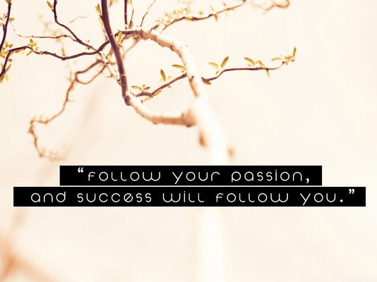 Follow Your Passion Quote