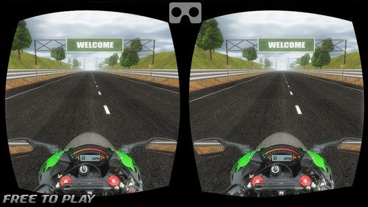 VR Traffic Bike Racer