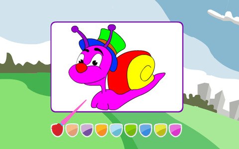 Coloring Peppy Snails