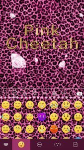 Pink Cheetah &#128572; Keyboard Theme
