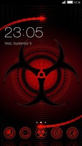 Abstract Red Theme