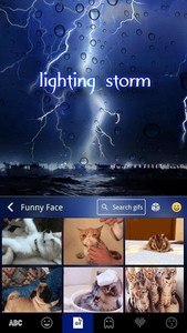 Lighting Storm Kika Keyboard