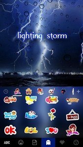 Lighting Storm Kika Keyboard