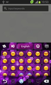 GO Keyboard Purple