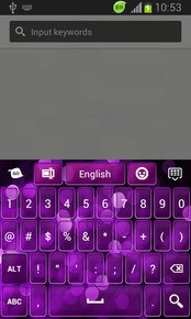 GO Keyboard Purple