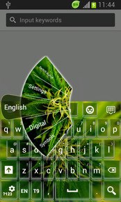 GO Keyboard Weeds Theme