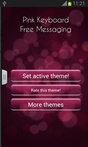 Pink Keyboard Free Messaging
