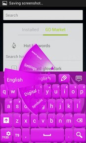 Keyboard Skin Purple