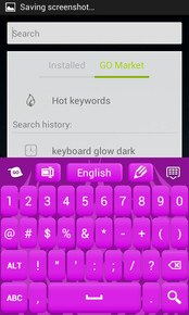 Keyboard Skin Purple