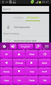 Keyboard Skin Purple