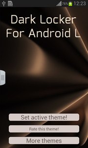 Dark Locker for Android L