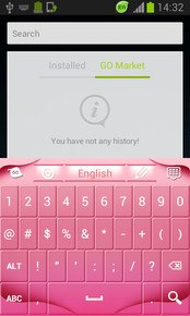 Pink Keyboard and Background