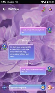 Flowers GO SMS