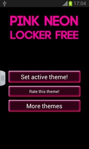 Pink Neon Locker Free