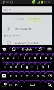 Keyboard Color Neon Purple