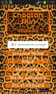 Cheetah Skin Keyboard