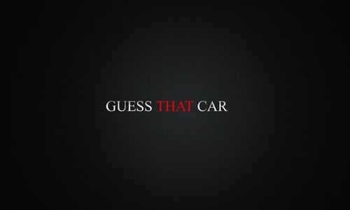 Guess That Car