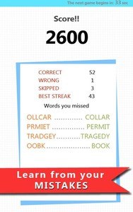 Word Shift: Spelling Bee Quiz