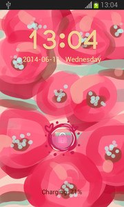 Pink Flowers GO Locker