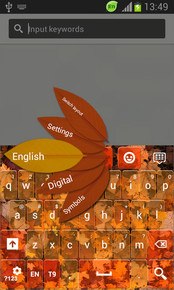 GO Keyboard Autumn