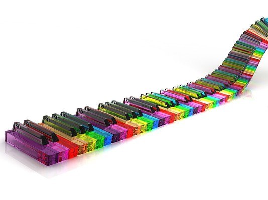 Colourful Piano