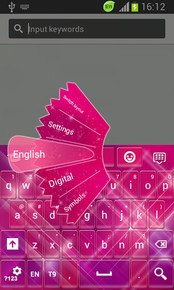 Color Pink Keyboard Theme